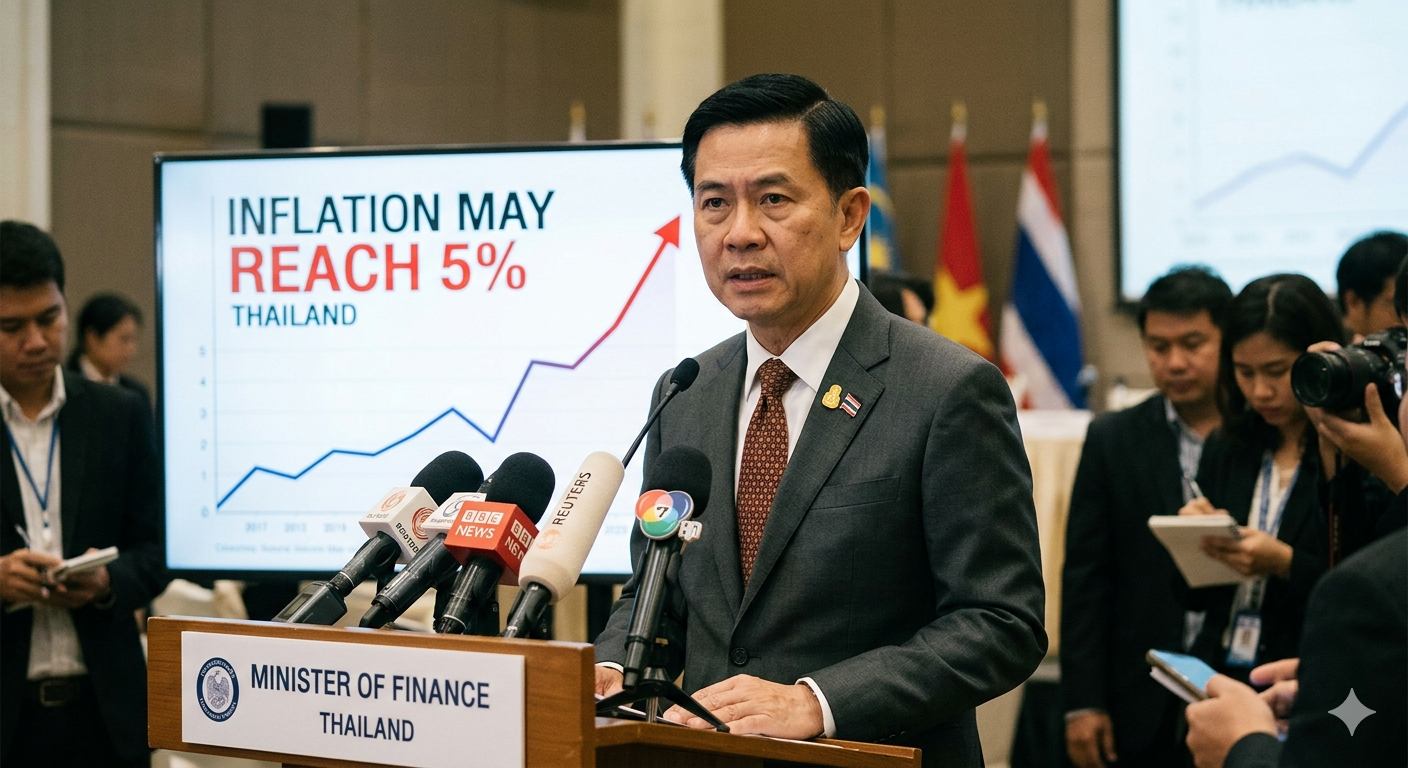 Thailand's Finance Minister: Inflation May Reach 5%