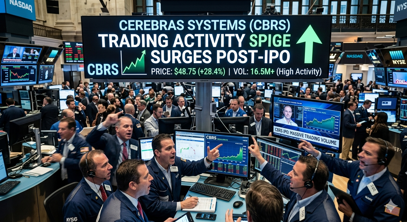Cerebras Sees Trading Activity Surge After Recent IPO