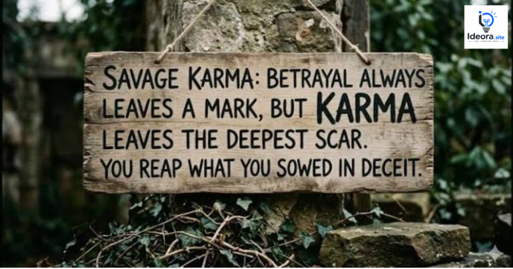Karma Quotes About Betrayal