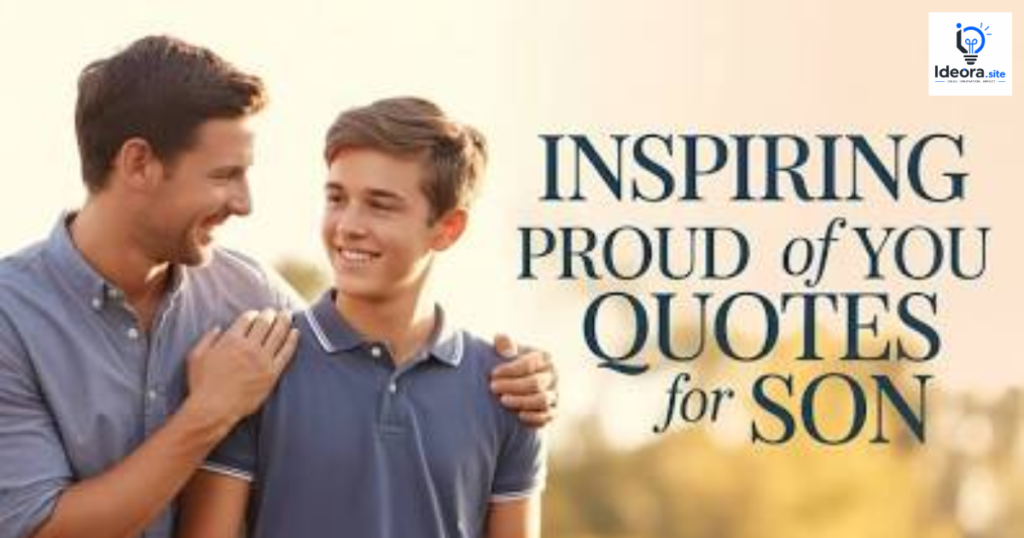 Proud Quotes for Sons