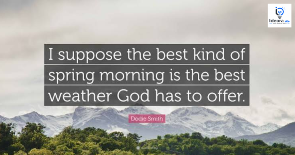 Weather Quotes for a Beautiful Morning